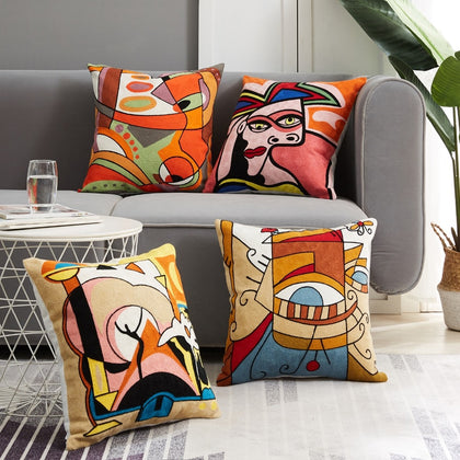 Topfinel Embroidery Cushions Covers